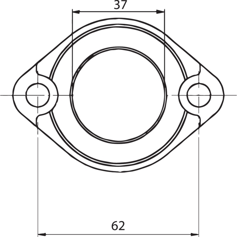 Kimpex Carburetor Mounting Flange - Polaris 301737
