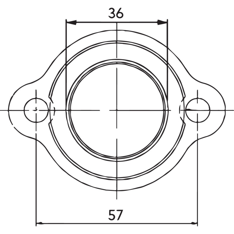 Kimpex Carburetor Mounting Flange - Polaris/Ski-Doo 301700