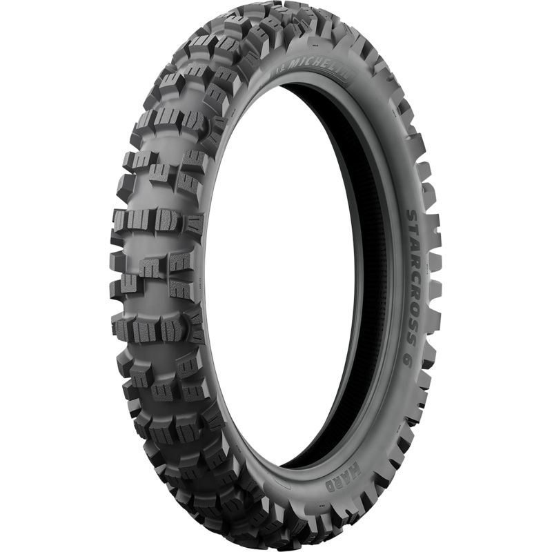 Michelin Tire - StarCross 6 Medium Hard - Rear - 100/90-19 - 57M 42268
