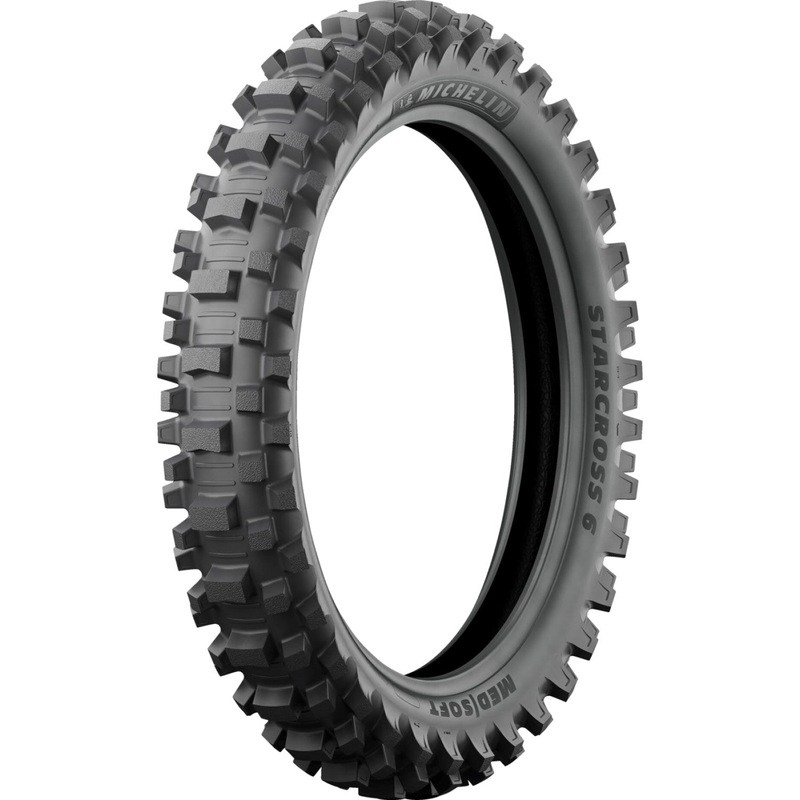 Michelin Tire - StarCross 6 Medium Soft - Rear - 120/90-18 - 65M 88813