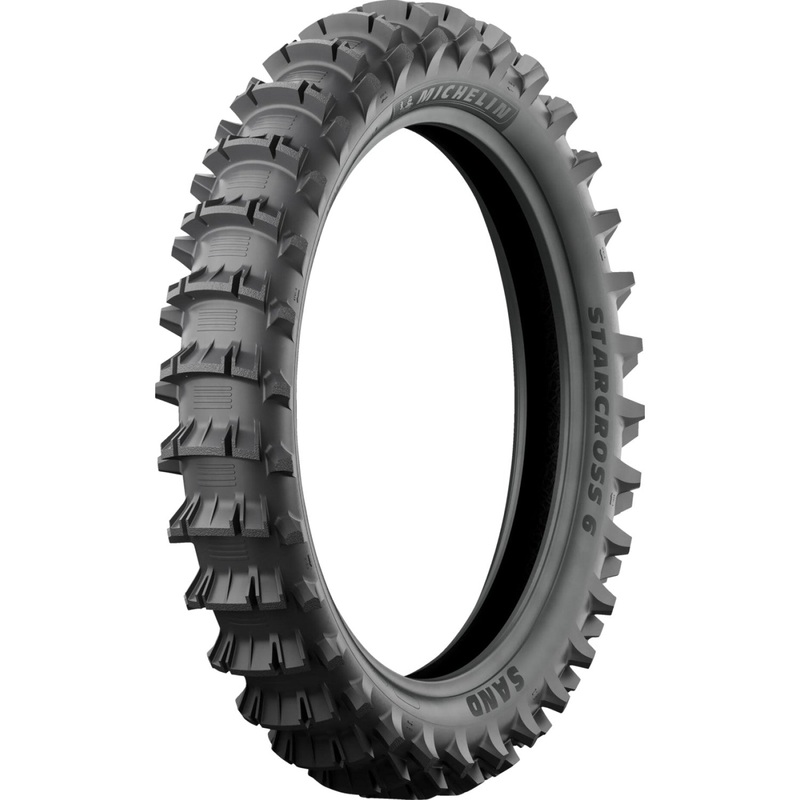 Michelin Tire - StarCross 6 Sand - Rear - 110/90-19 - 62M 47877