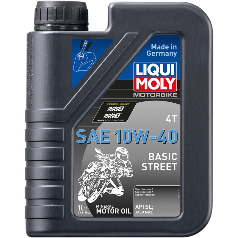 Liqui Moly Basic Street 4T Oil - 10W-40 - 1 Liter 20190