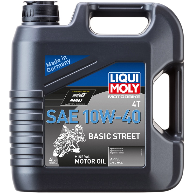 Liqui Moly Basic Street 4T Oil - 10W-40 - 4 Liters 20192