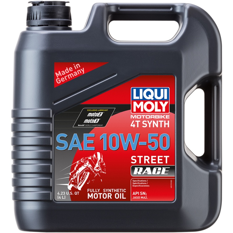 Liqui Moly Street Race Synthetic 4T Oil - 10W-50 - 4L 20068