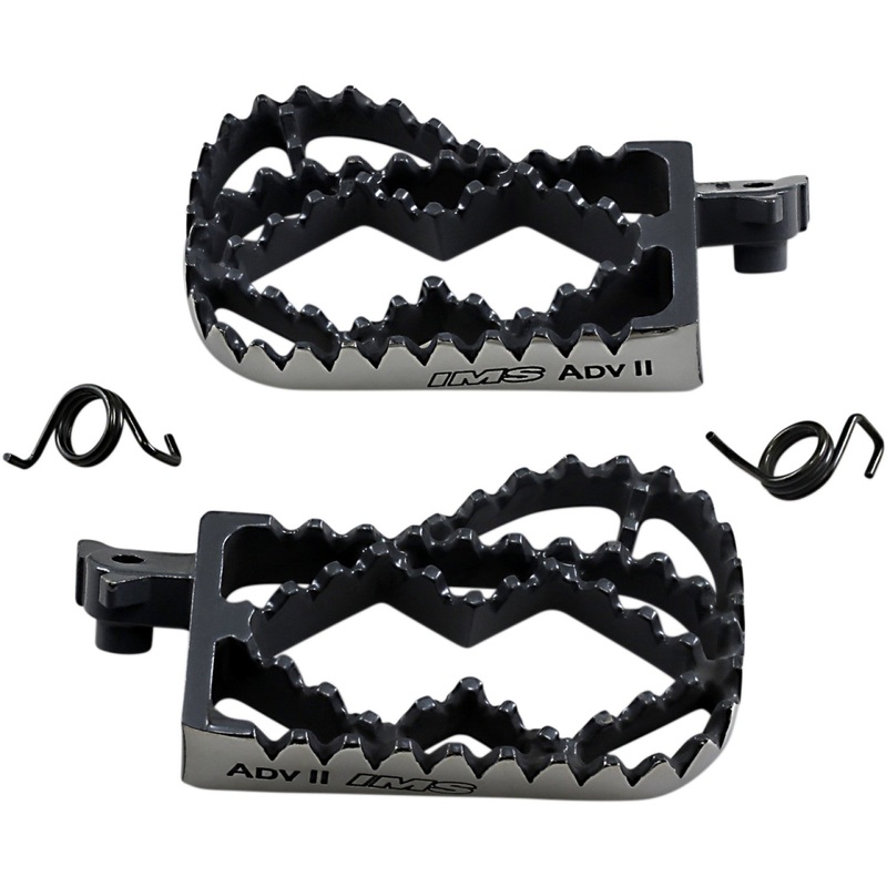IMS PRODUCTS INC. Adventure II Footpegs - Black 253116-2