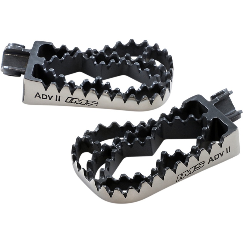 IMS PRODUCTS INC. Adventure II Footpegs - Black 253301-2
