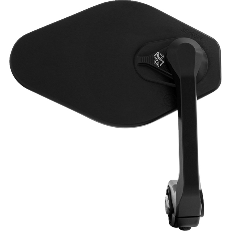Gilles Tooling Mirror - STRATOS - Side View - Diamond - Black - Right/Left - Each M03-01-BD