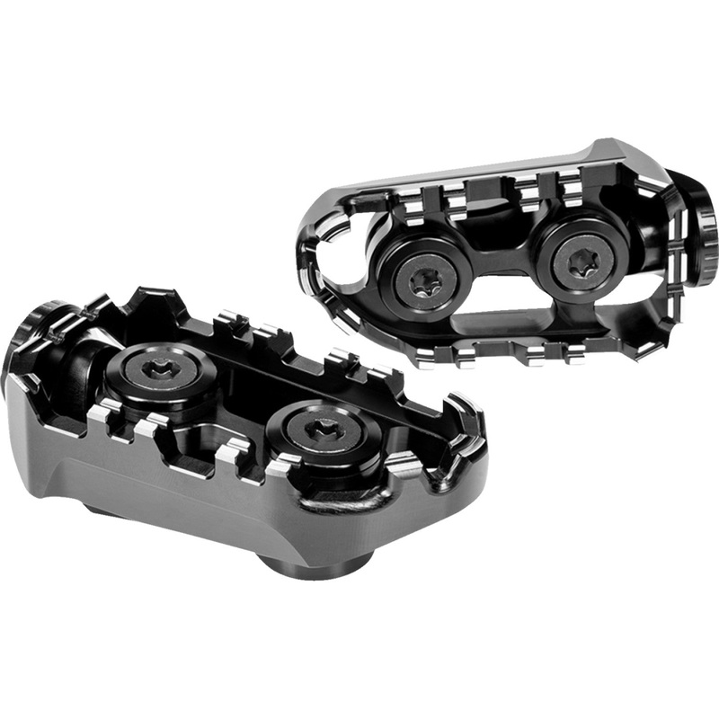 Gilles Tooling Tech-X Enduro Footpeg - Driver - Black RGK-118-UF35-SET-B