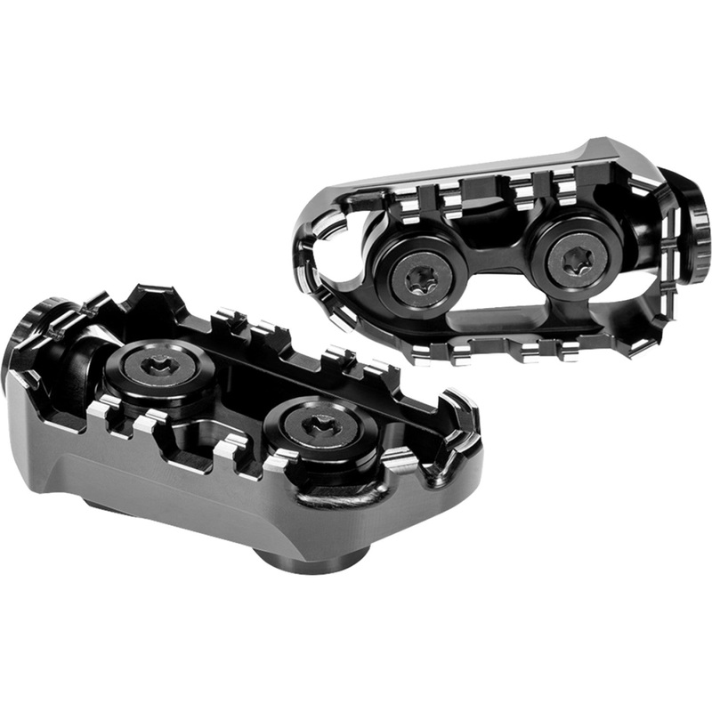 Gilles Tooling Tech-X Enduro Footpeg - Driver - Black RGK-121-UF35-SET-B