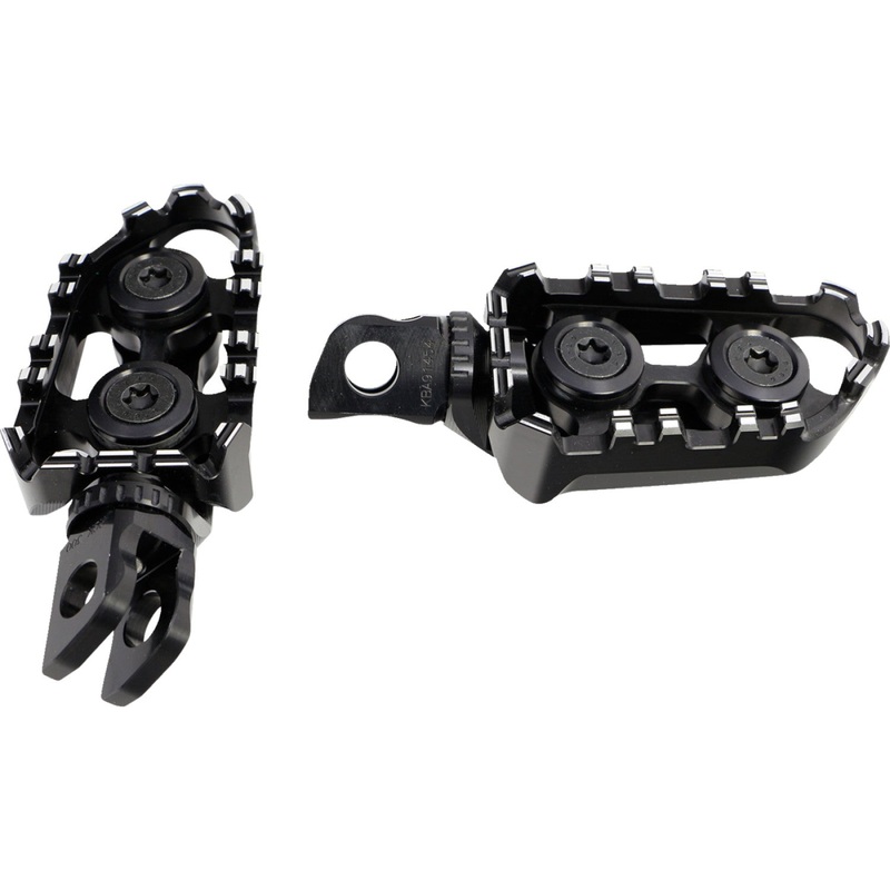 Gilles Tooling Tech-X Enduro Footpeg - Driver - Black RGK-300-UF35-SET-B