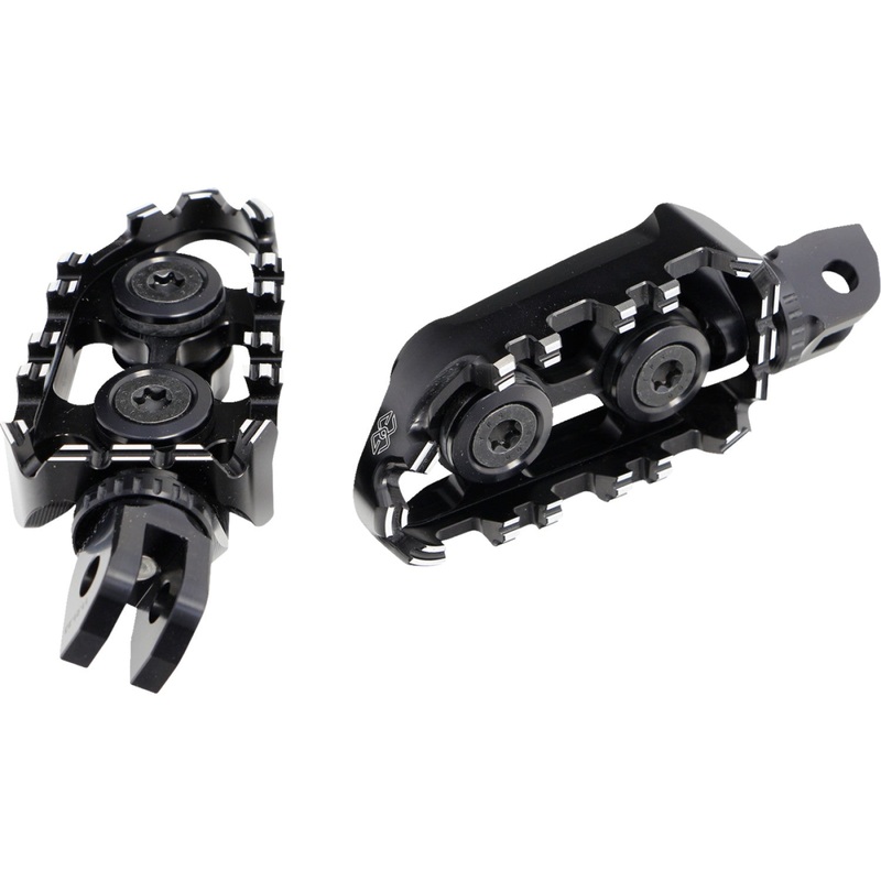 Gilles Tooling Tech-X Enduro Footpeg - Driver - Black RGK-500-UF35-SET-B