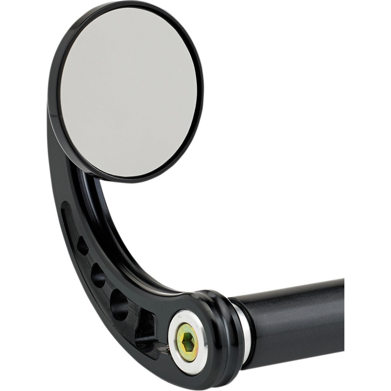 Joker Machine Bar-End Mirror - Black 09-312-CB