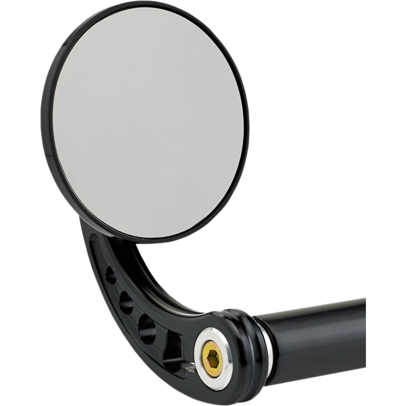 Joker Machine Bar-End Mirror - Black 09-313-CB