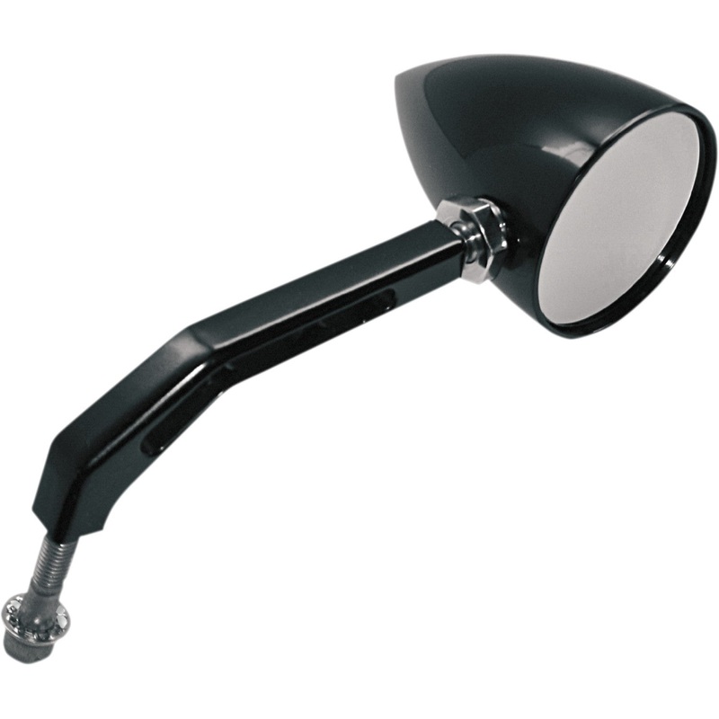 Joker Machine Mirror - ViewTech 5 - Side View - Teardrop - Black 03-011BLK