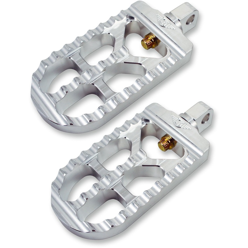 Joker Machine Adjustable Serrated Long Footpegs - Aluminum 08-56-2