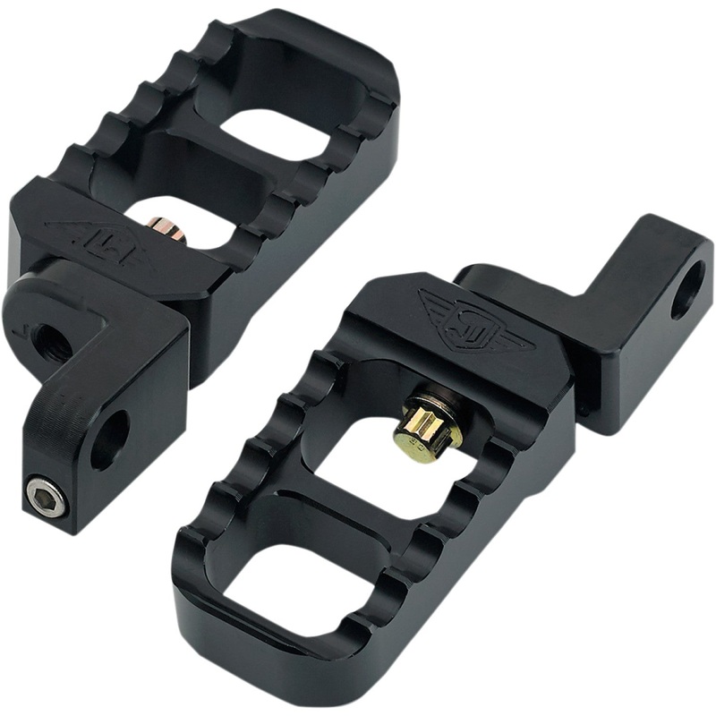 Joker Machine Adjustable Stubby Footpegs - Black - XL 08-642-3B