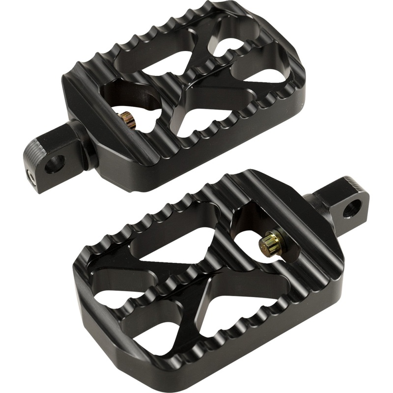 Joker Machine Bear Claw Footpegs - Black - Harley-Davidson 08-646-1B