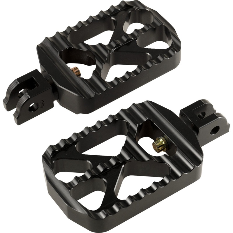 Joker Machine Bear Claw Footpegs - Black - Harley-Davidson 08-646-6B