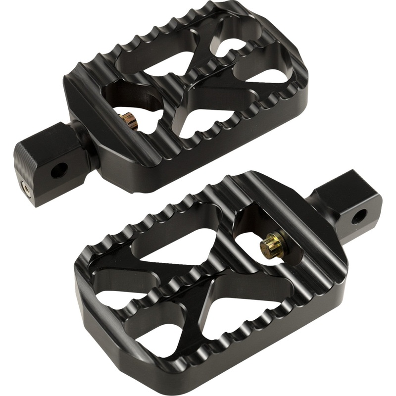 Joker Machine Bear Claw Footpegs - Black - Indian 08-646-5B