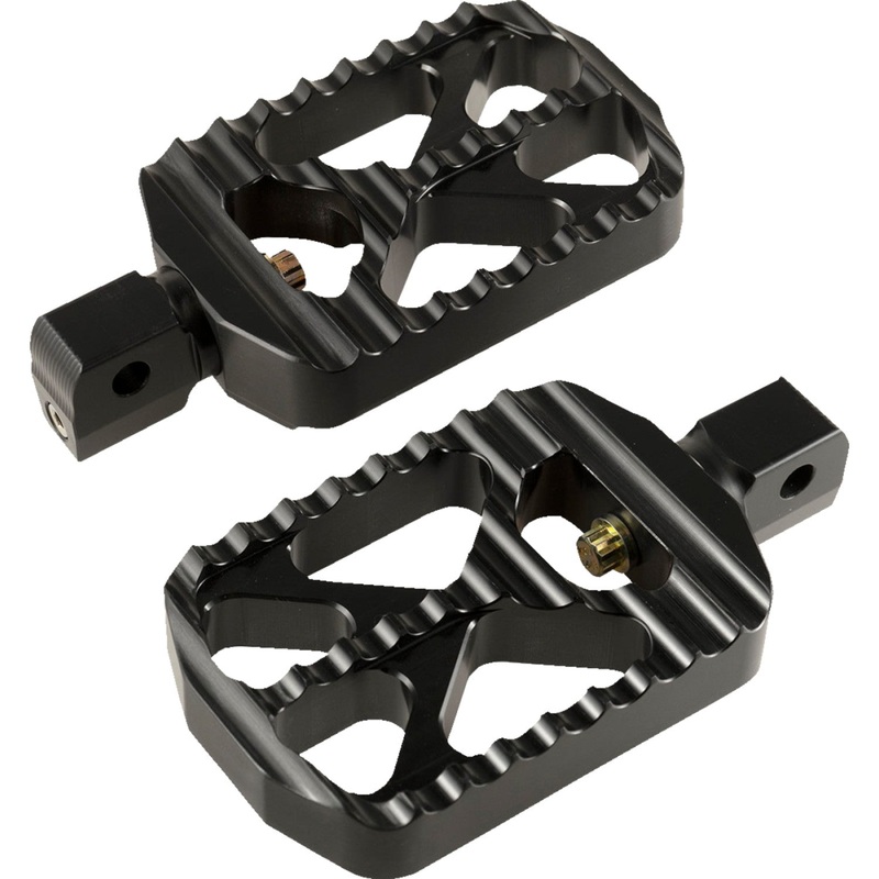 Joker Machine Bear Claw Footpegs - Black - Indian 08-646-8B