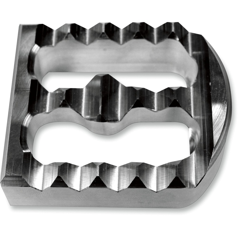 Joker Machine Serrated Brake Cover - Chrome 08-58-2