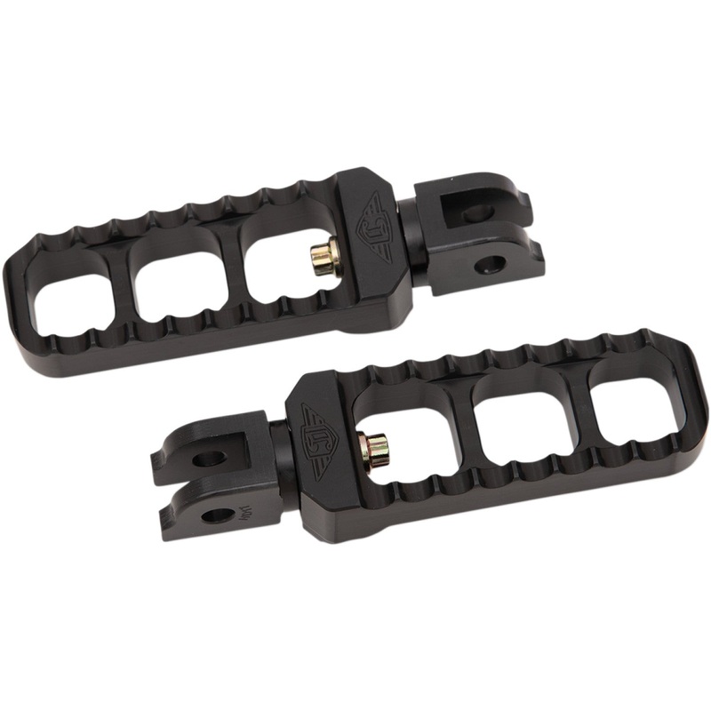 Joker Machine Serrated Footpegs - Black - Narrow 08-61-6B
