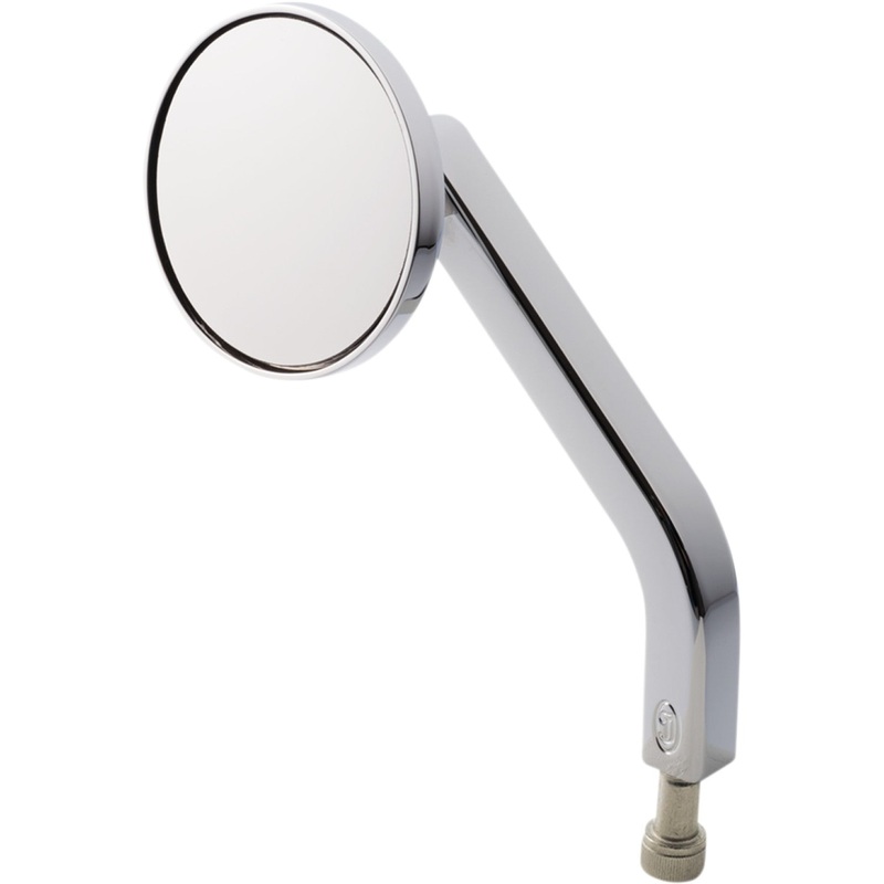 Joker Machine Mirror - No. 2 OE - Side View - Round - Chrome - Left 03-053-3L