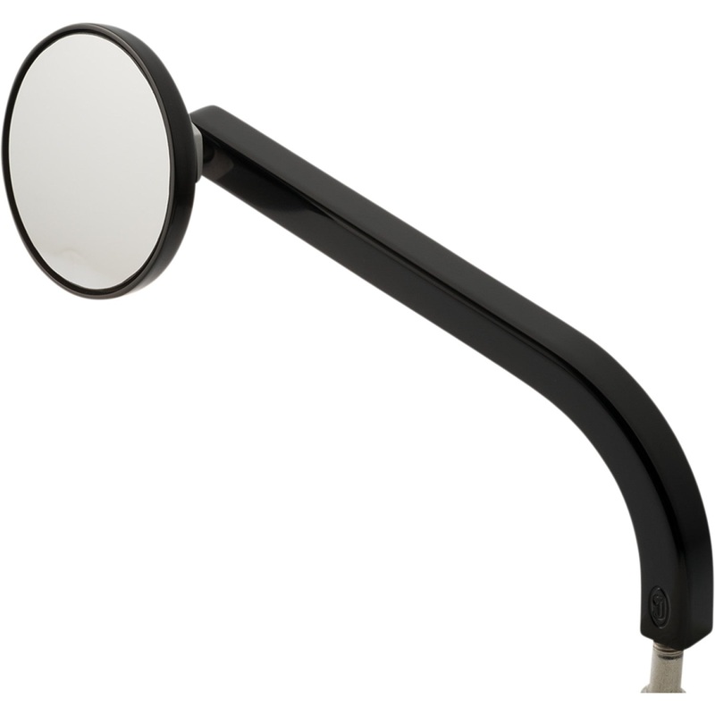 Joker Machine Mirror - No. 2 Standard - Side View - Round - Black - Left 03-052-1L
