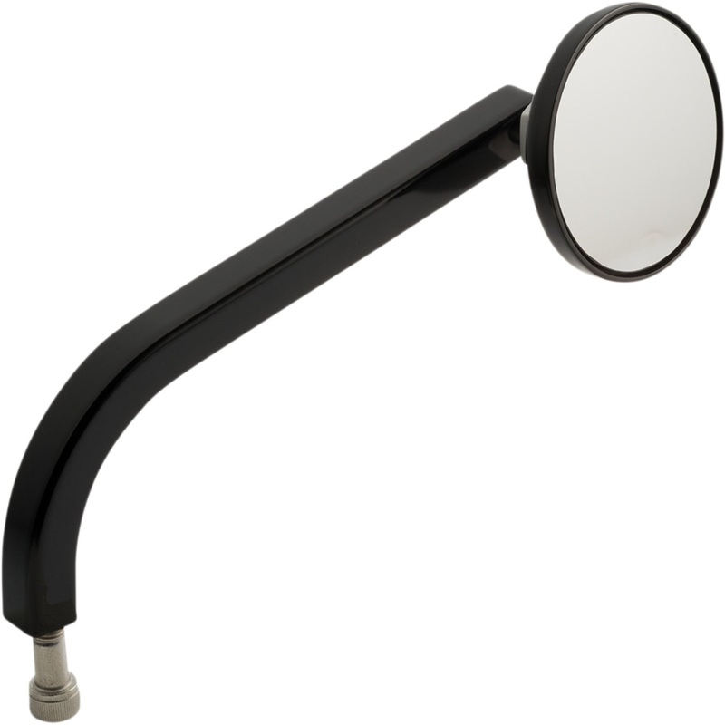Joker Machine Mirror - No. 2 Standard - Side View - Round - Black - Right 03-052-1R