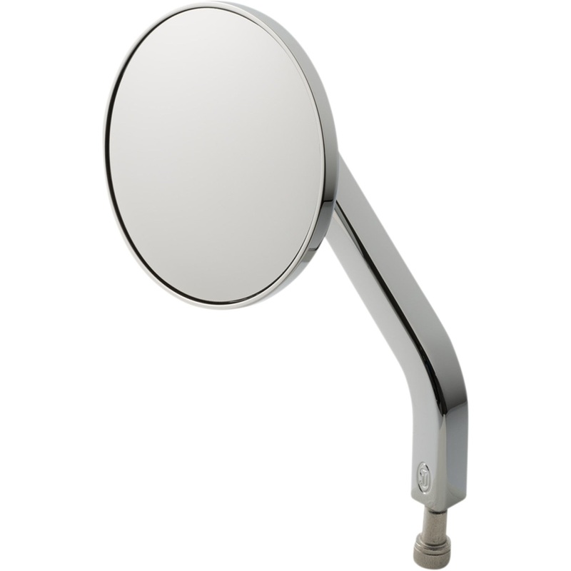 Joker Machine Mirror - No. 7 OE - Side View - Round - Chrome - Left 03-051-3L