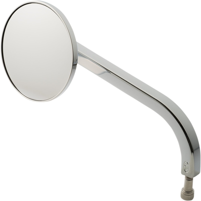 Joker Machine Mirror - No. 7 Standard - Side View - Round - Chrome - Left 03-050-3L