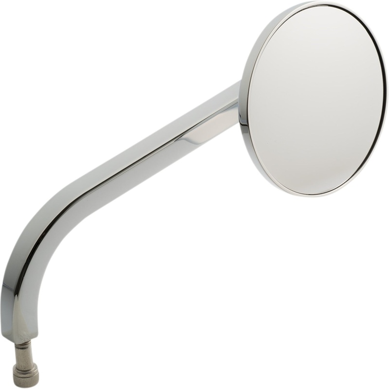 Joker Machine Mirror - No. 7 Standard - Side View - Round - Chrome - Right 03-050-3R