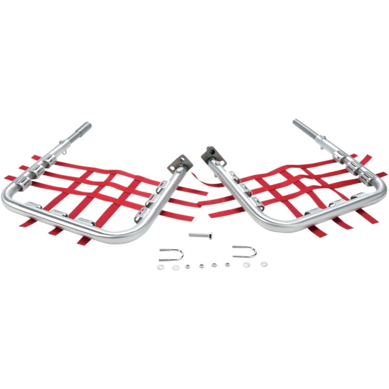 DG Performance Nerf Bars - TRX250X - Natural/Red 60-2110