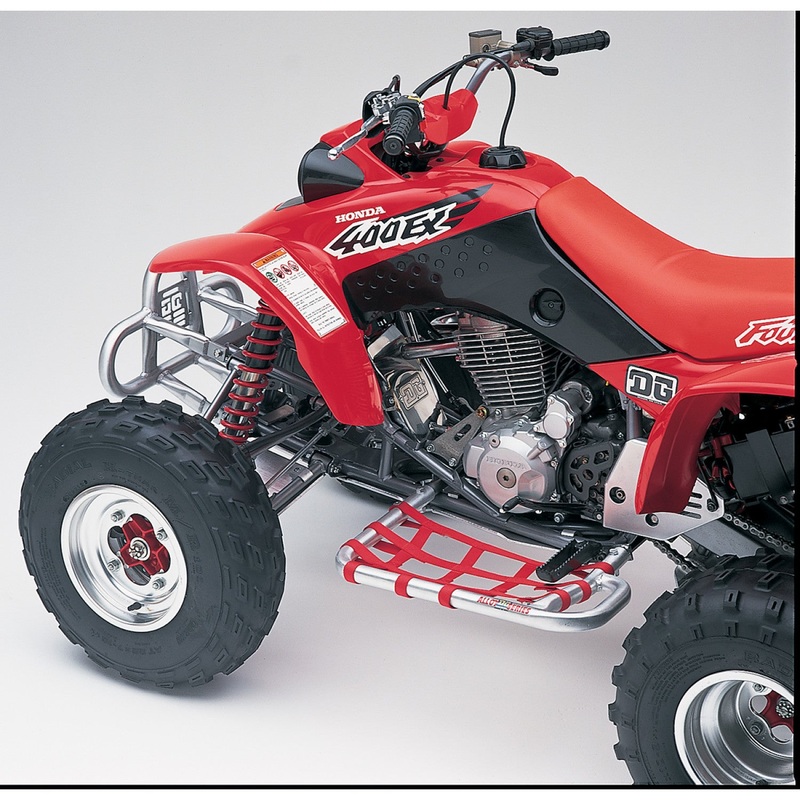 DG Performance Nerf Bars - TRX400EX - Natrual/Red 60-2200