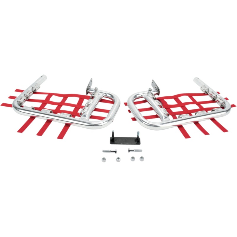 DG Performance Nerf Bars - TRX250EX - Natural/Red 60-2500